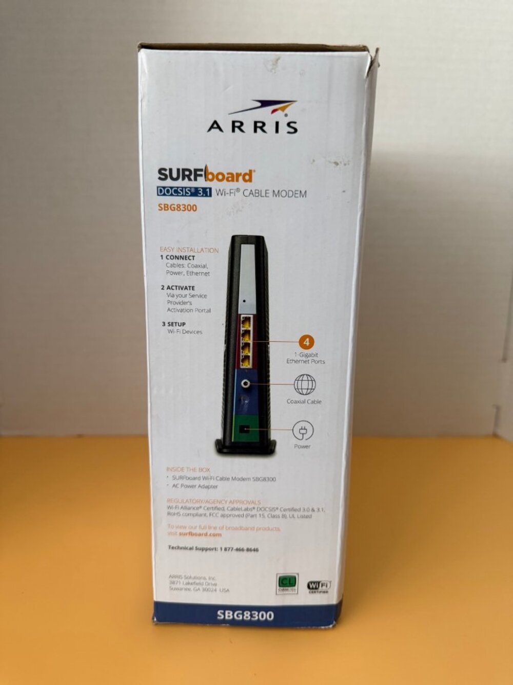 ARRIS SURFboard SBG8300 DOCSIS 3.1 WiFi Cable Modem Router Combo AC2350